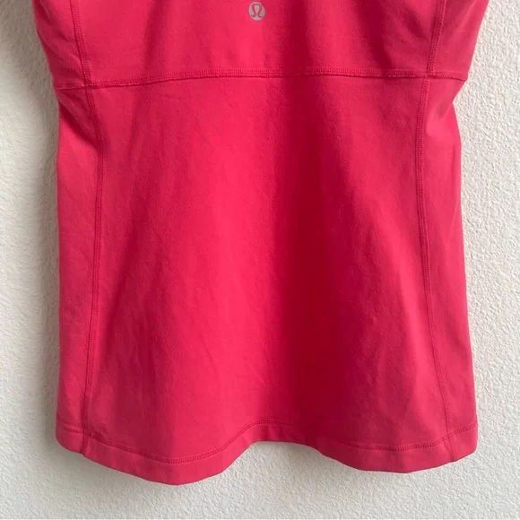 LULULEMON Flash Hot Pink Scoop Neck Racerback Workout Athletic Tank Top - Picture 10 of 11